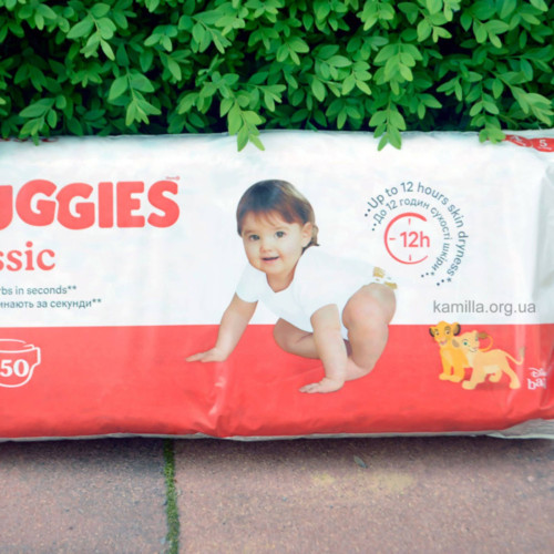 Підгузники дитячі Huggies Classic №4 7-18 кг 50 шт