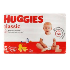 Підгузники дитячі Huggies Classic №5 11-25 кг 42 шт