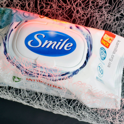Дитячі ватні диски Smile 60шт