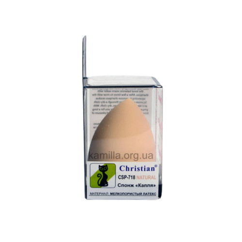 Cпонж для макіяжу Christian CSP-718 Natural Капля 1 шт.