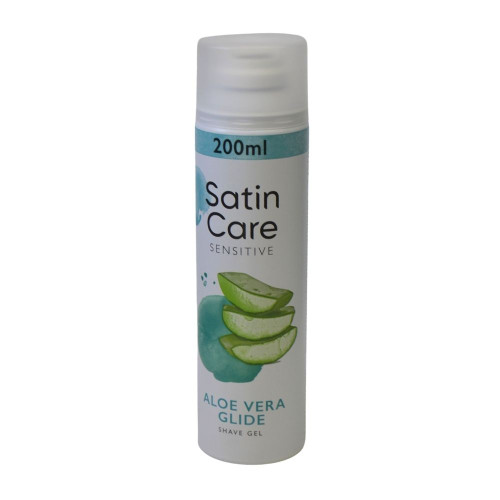 Гель для гоління Gillette Satin Care 200мл Алоє Вера  