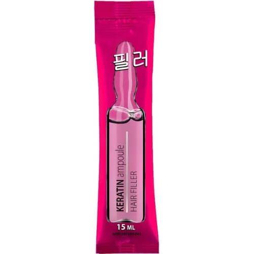 Ампула-филлер Lady Wow Keratin Ampoule для волос з кератином, 15 мл