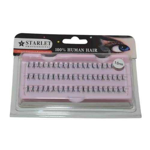Вії пучками для нарощування Starlet Professional 3-х розмірні 60 шт.