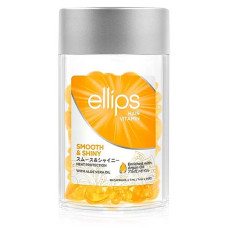Капсули для волосся  Ellips 50шт Вітамін А,С,Е (жовті прозрачні)