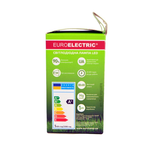 Лампочка Euro Electric Eurolamp LED E27 4000K 1 шт