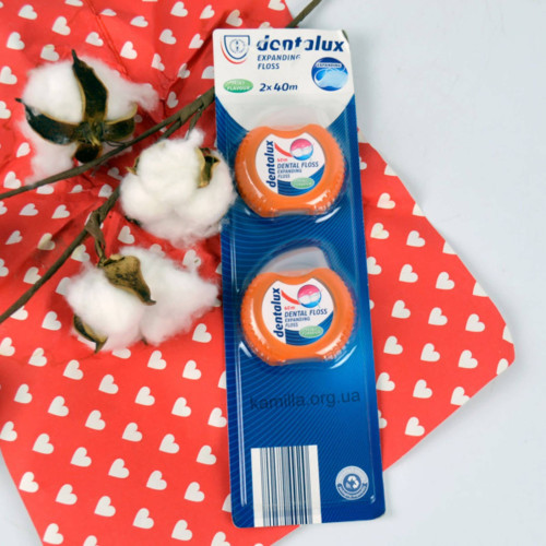 Зубна нитка Dentalux 40 м 2 шт.