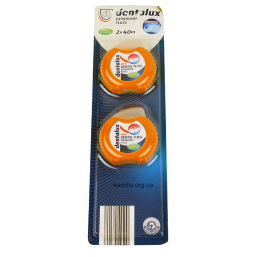 Зубна нитка Dentalux 40 м 2 шт.