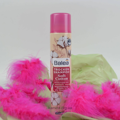 Сухий шампунь для волосся Balea Soft Cotton 200 мл.