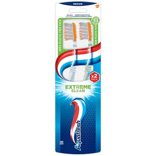 Зубна щітка Aquafresh Extreme Clean Medium 2 шт