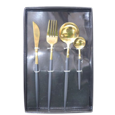 Набір столових приборів Cutlery set із нержавіючої сталі на 1 персону 4 штуки
