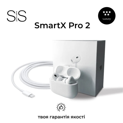 Навушники бездротові SmartX Pro 2 Luxury Bluetooth люкс якість AAA