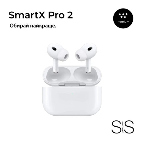Навушники бездротові SmartX Pro 2 Premium Bluetooth преміум якість блютуз  навушники ААА+