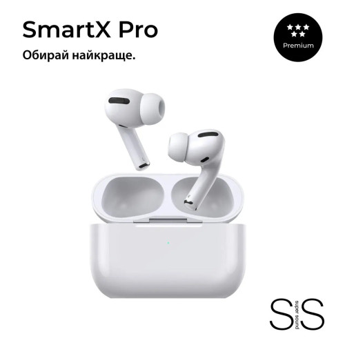 Навушники бездротові SmartX Pro Premium Bluetooth преміум якість блютуз  навушники ААА+