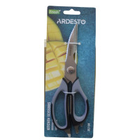 Ножиці кухонні Ardesto Fresh 22,7 см, сірий/чорний, нержавіюча сталь, пластик