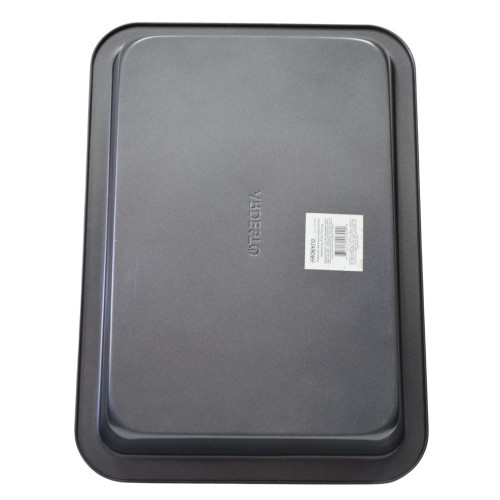 Форма для випікання Ardesto Gemini прямокутна, 37.6x27x4.8 см, сірий, вуглецева сталь