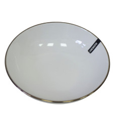 Тарілка супова Ardesto Bagheria, 20 см, Bright white, кераміка