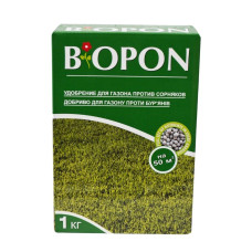 Добриво Biopon гранульоване для газонів проти бур'янів 1кг
