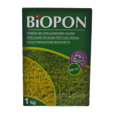 Добриво Biopon гранульоване для газонів проти пожовтіння 1кг