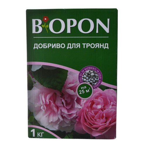 Добриво Biopon гранульоване для троянд 1кг