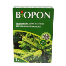Добриво Biopon гранульоване для хвойних  рослин 1кг