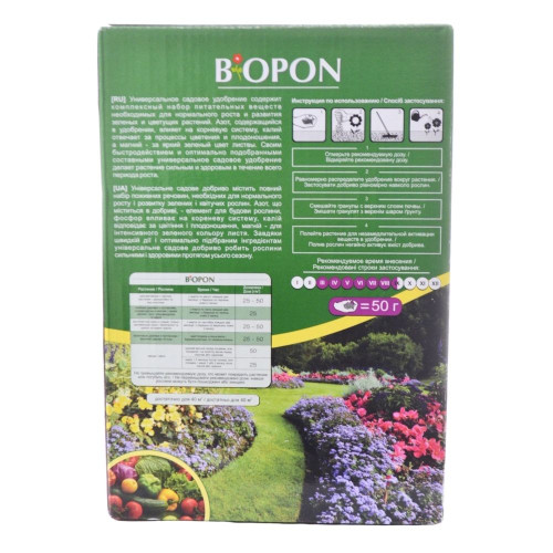 Добриво Biopon гранульоване універсальне 1кг