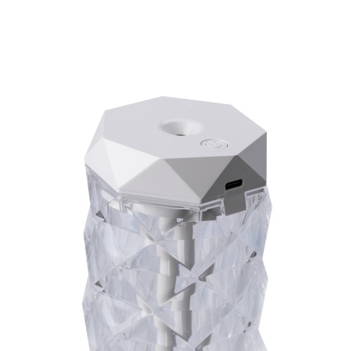 Зволожувач повітря Crystal з лампою для дому портативний USB 400 мл ароматичний дифузор з підсвічуванням