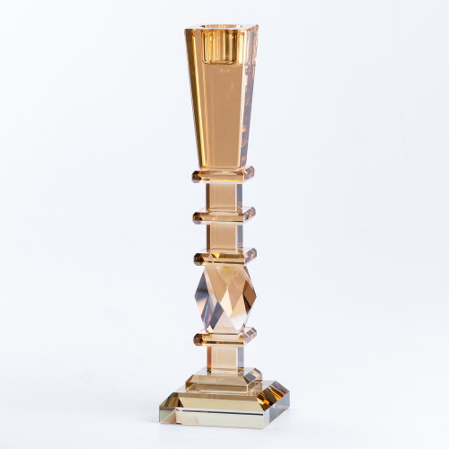 Підсвічник склянний високий HP36555M