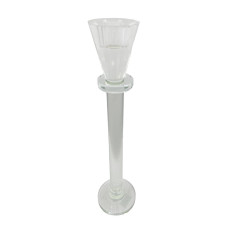 Підсвічник склянний високий HP36557L