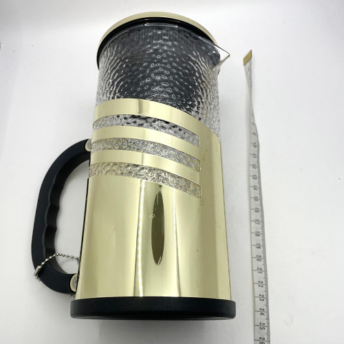 Заварник для чаю та кави скляний френч-прес HP33537GL