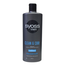 Шампунь SYOSS CLEAN & COOL чоловічий 500мл блакитний