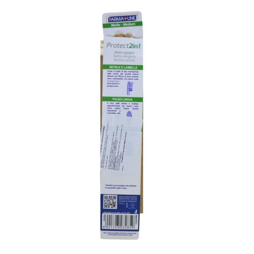 Зубна щітка Farma Line 2в1 з ковпачком Protect