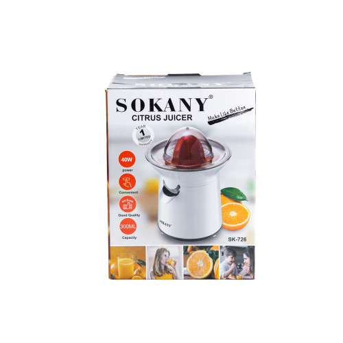 Соковижималка для цитрусових 40 Вт 300 мл Sokany
