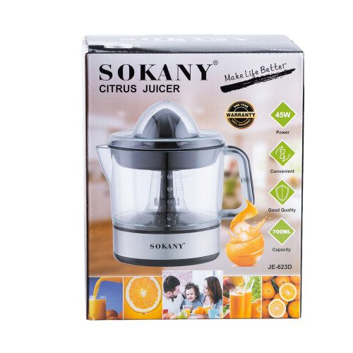 Соковижималка для цитрусових 45 Вт 700 мл Sokany