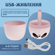 Зволожувач повітря для дому портативний у вигляді ведмедика з підсвічуванням