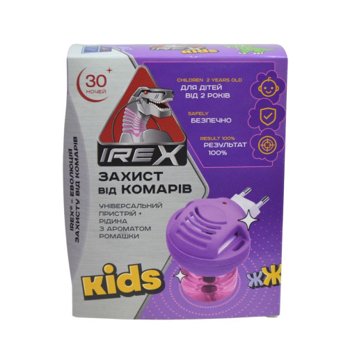 Комплект від комарів для дітей IREX kids (прилад та рідина 30 ночей)