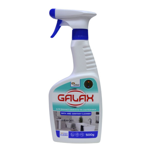 Засіб для миття ванної кімнати та сантехніки GALAX das PowerClean , 500г 12шт/ящик