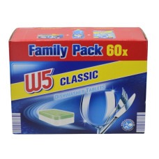 Таблетки для посудомийної машини W5 Classic 60 шт.