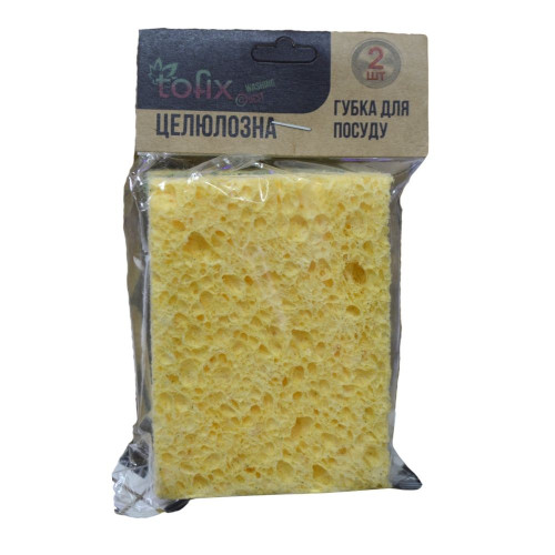 Губки целюлозні 2шт Tofix 10*7*2 6831 5206
