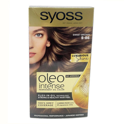 Фарба для волосся Syoss Oleo Intense 5-86 Карамельний каштановий