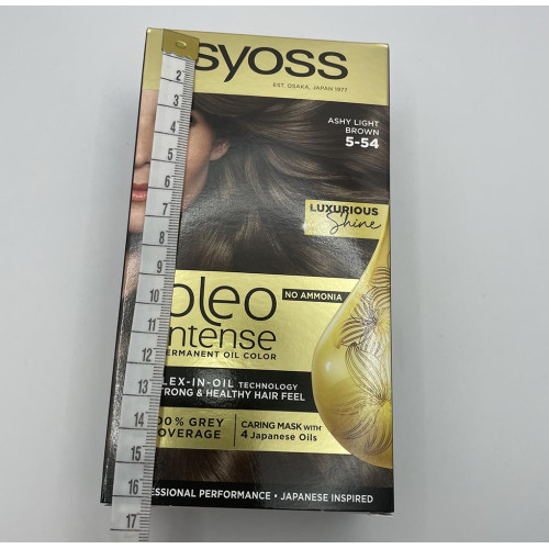 Фарба для волосся Syoss Oleo Intense 5-54 Холодний Світло-Каштановий