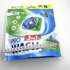 Капсули для прання Pro Wash 15шт 