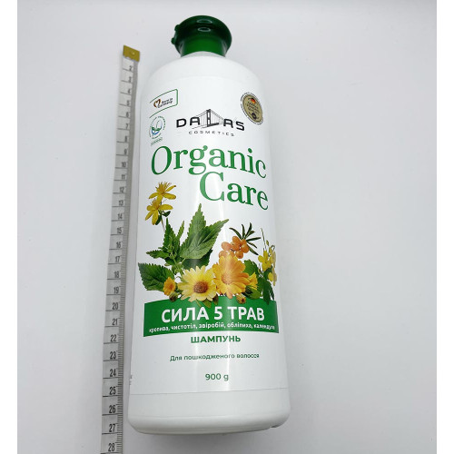Шампунь для волосся Dallas 900мл Organic Care 