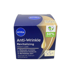 Крем для обличчя нічний Nivea 50мл 55+ Енергія Молодості