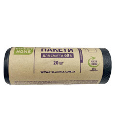 Пакети для сміття  LDPE, 60л 20шт.Sweet Home