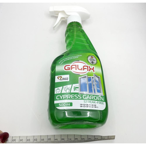 Засіб для миття скла та дзеркал GALAX Кипарисовий сад 500мл розп 4260637724878.