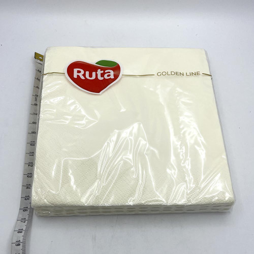 Серветки Ruta33х33 20л 3ш шампань