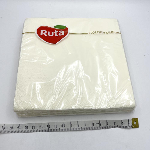 Серветки Ruta33х33 20л 3ш шампань