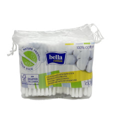 Палички гiгiєнiчні Bella 160 шт., папер стік, поліет. паков.