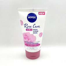 Пілінг-гель маска Nivea 150мл Rose Care 3в1