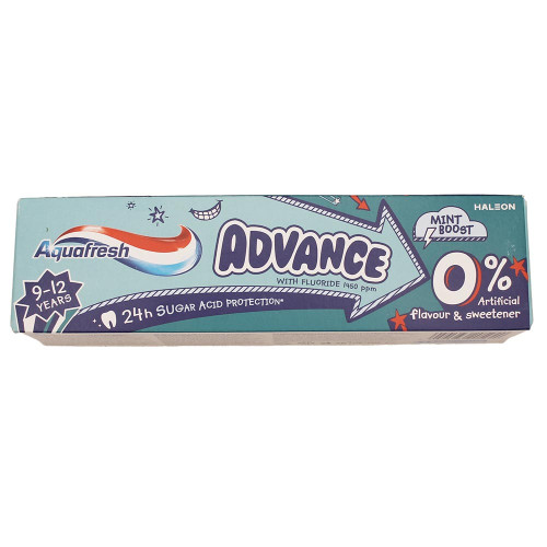 Зубна паста дитяча Aquafresh 75мл 9-12 років Мінт Буст